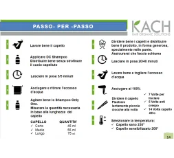 KACH HAIR ORGANIC SOLUTION 400ml +DC shampoo in omaggio 400ml KACH HAIR ORGANIC SOLUTION 400 ml + DC shampoo in omaggio