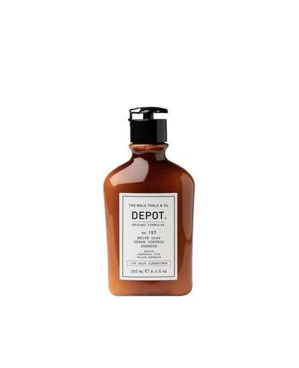 DEPOT NO. 107 WHITE CLAY SEBUM CONTROL-shampoo cute grassa DEPOT NO. 107 WHITE CLAY SEBUM CONTROL-shampoo cute grassa