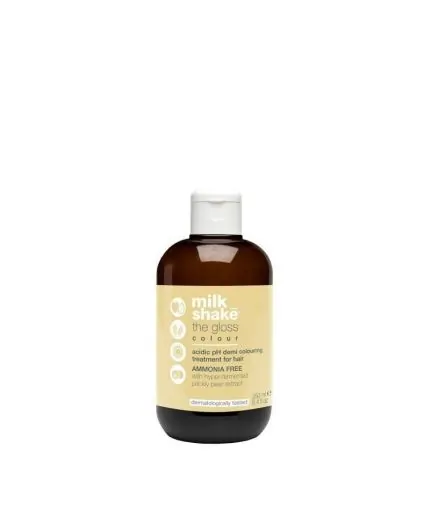MILK SHAKE THE GLOSS COLOUR - Acidic pH demi colouring treatment neutral 250ml