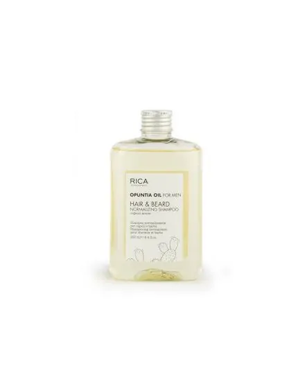 Rica Hair&beard normalizing shampoo purificante capelli e barba