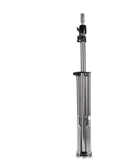 Treppiede di supporto per manichini e teste per parrucchieri in acciaio INOX Treppiede di supporto per manichini e teste per parrucchieri in acciaio INOX