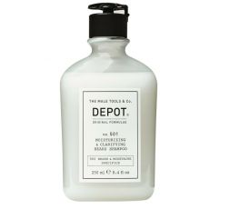 Depot No.501 Moisturizing & Clarifying Beard Shampoo 250ml - shampoo barba idratante purificante