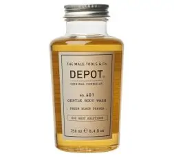 Depot No.601 Gentle Body Wash FRESH BLACK PEPPER 250ml bagno-doccia uomo fragranza pepe nero fresca e legnosa