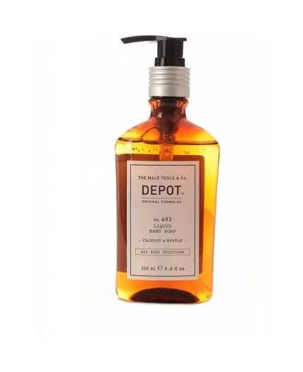 Depot No.603 Liquid Hand Soap CAJEPUT & MYRTLE 200ml - sapone liquido per le mani fragranza balsamica