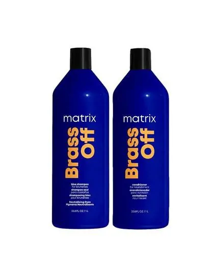 Matrix Kit Brass Off Shampoo 1000ml + Conditioner 1000ml Matrix Kit Brass Off Shampoo 1000ml + Conditioner 1000ml