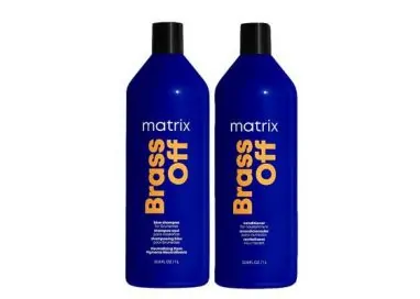 Matrix Kit Brass Off Shampoo 1000ml + Conditioner 1000ml