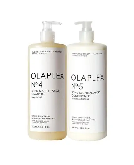 Olaplex N° 4 Bond Maintenance Shampoo 1000ml N° 5 Bond Maintenance Conditioner 1000ml Olaplex N° 4 Bond Maintenance Shampoo 1000ml N° 5 Bond Maintenance Conditioner 1000ml
