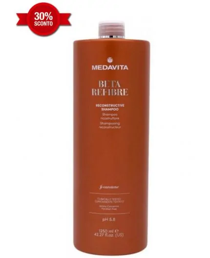 Medavita Beta Refibre Shampoo Ricostruttore capelli rovinati 1250ml