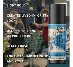 Sea Salt Spray | Effetto Spiaggia Naturale e Volume Istantaneo | Dark Stag