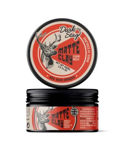 Dark Stag Matte Clay 100ml Argilla Opaca Uomo Tenuta Forte