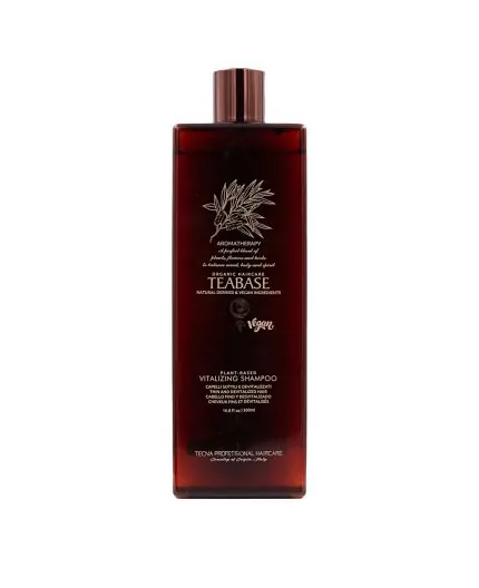 Tecna Teabase Vitalizing Shampoo 500ml | Shampoo Rinforzante per Capelli Deboli | Formula Vegan Tecna Teabase Vitalizing Shampoo 500ml | Shampoo Rinforzante per Capelli Deboli | Formula Vegan