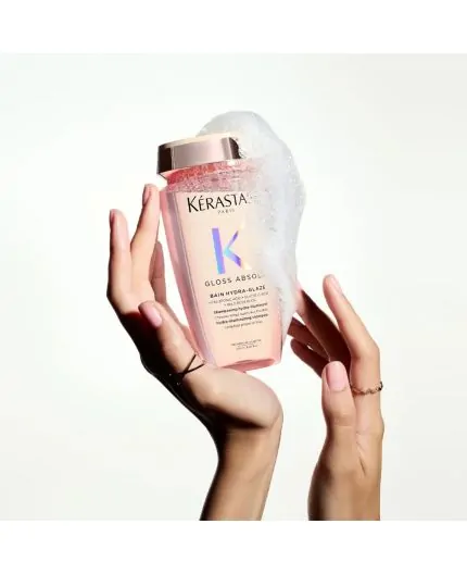 Kérastase Gloss Absolu Bain Hydra Glaze 250 ml Shampoo Anticrespo Illuminante Kérastase Gloss Absolu Bain Hydra Glaze 250 ml Shampoo Anticrespo Illuminante