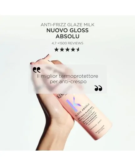 Kérastase Gloss Absolu Anti-Frizz Glaze Milk 190 ml – Spray Anticrespo Termoprotettore Kérastase Gloss Absolu Anti-Frizz Glaze Milk 190 ml – Spray Anticrespo Termoprotettore
