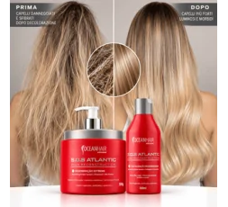 OceanHair S.O.S Atlantic Kit Ricostruzione Intensa Capelli Danneggiati 500g + 300ml
