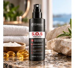 OceanHair S.O.S Magic Spray 200ml – Ricostruttore Capelli Decolorati e Danneggiati