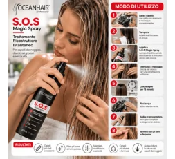 OceanHair S.O.S Magic Spray 200ml – Reconstructor for Bleached & Damaged Hair
