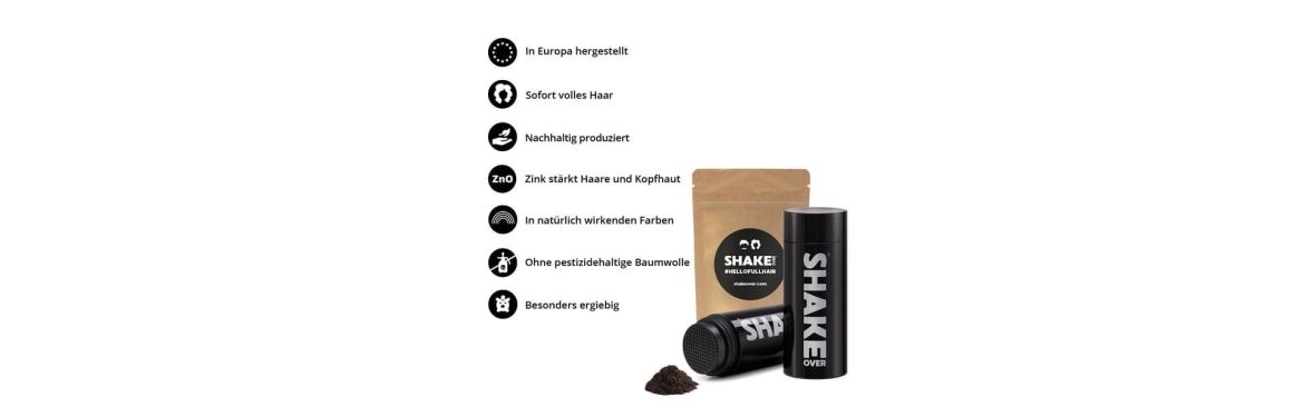 Shake Over Fibre Capillari | Effetto Capelli Folti Naturale